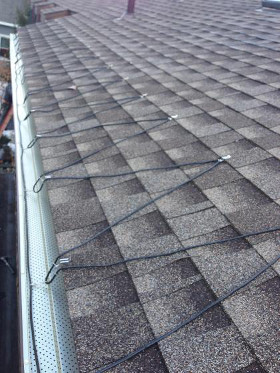 Heating Cable on roof and in Gutter System