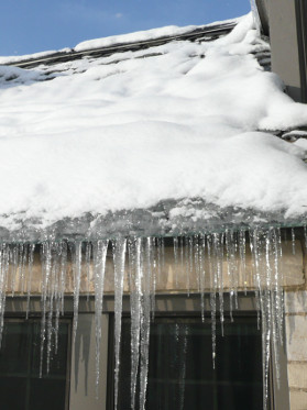 Heating Cable installed in Gutter